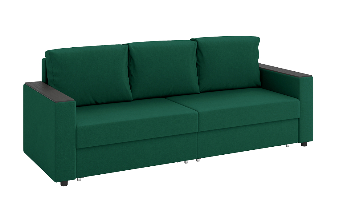 Гермес / Диван - кровать 3-х мест велюр велутто хвойный 33